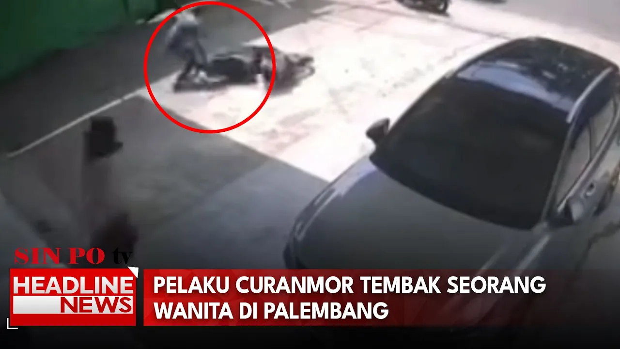 Pelaku Curanmor Tembak Seorang Wanita Di Palembang