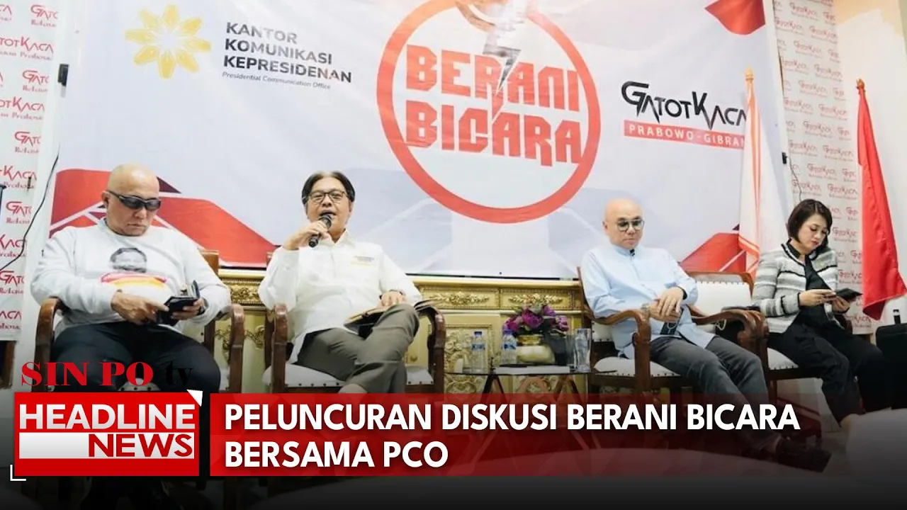 Peluncuran Diskusi Berani Bicara Bersama PCO