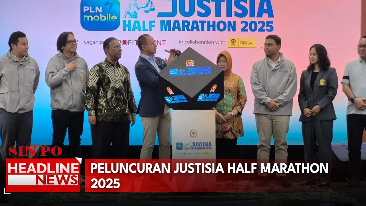Peluncuran Justisia Half Marathon 2025