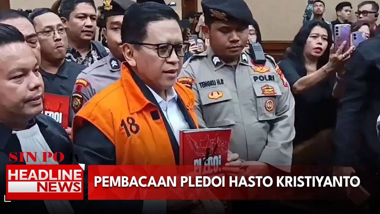 Pembacaan Pledoi Hasto Kristiyanto