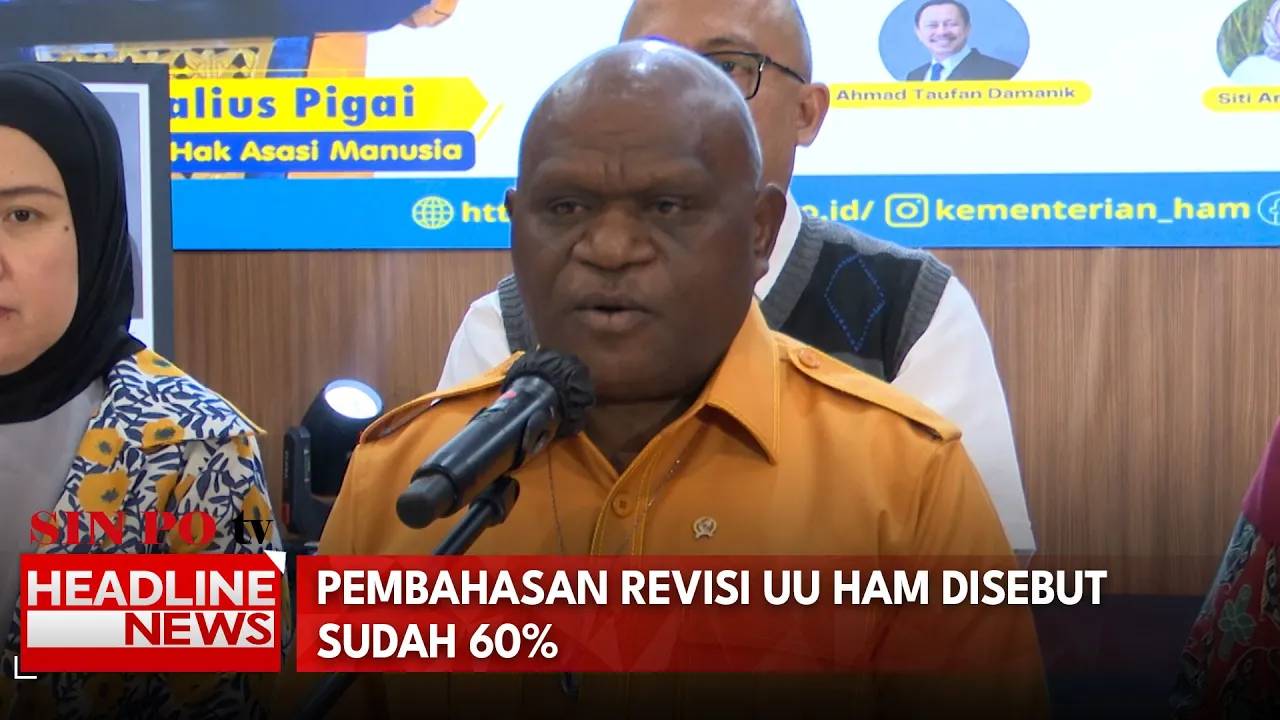 Pembahasan Revisi UU HAM Disebut Sudah 60%