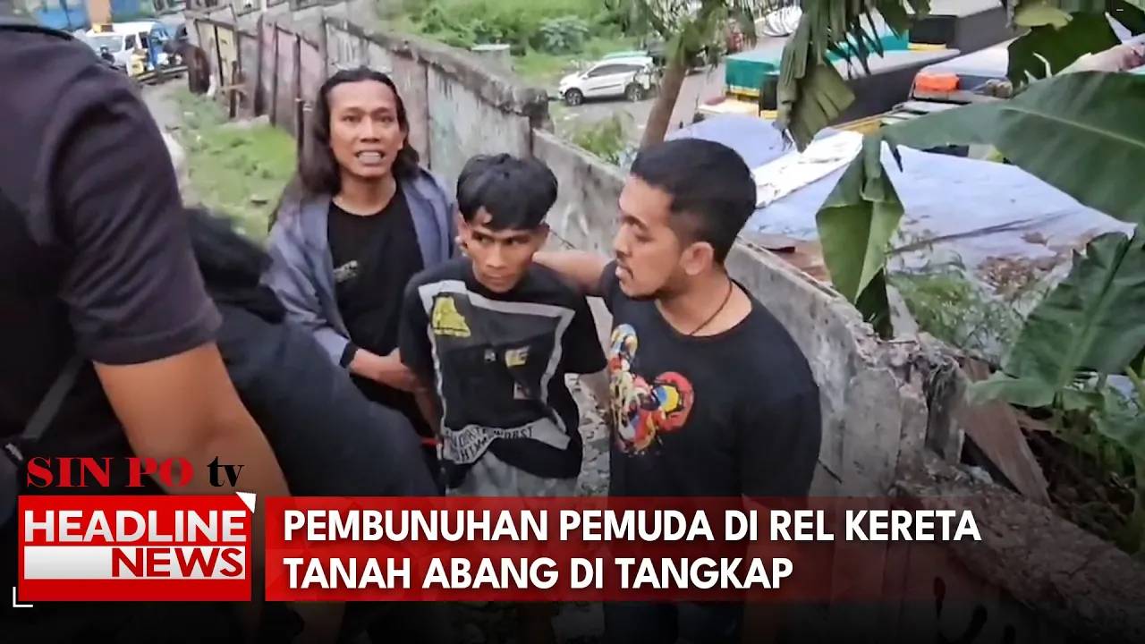 Pembunuhan Pemuda Di Rel Kereta Tanah Abang Di Tangkap