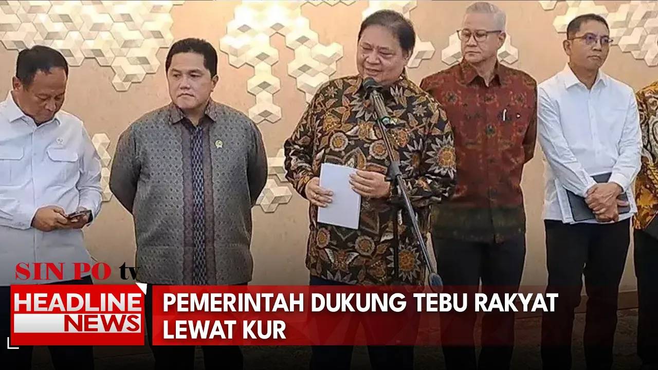 Pemerintah Dukung Tebu Rakyat Lewat KUR
