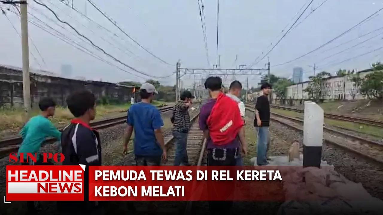 Pemuda Tewas di Rel Kereta Kebon Melati