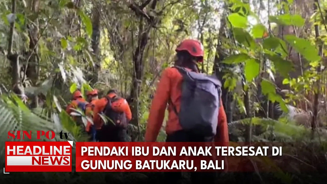 Pendaki Ibu dan Anak Tersesat di Gunung Batukaru, Bali
