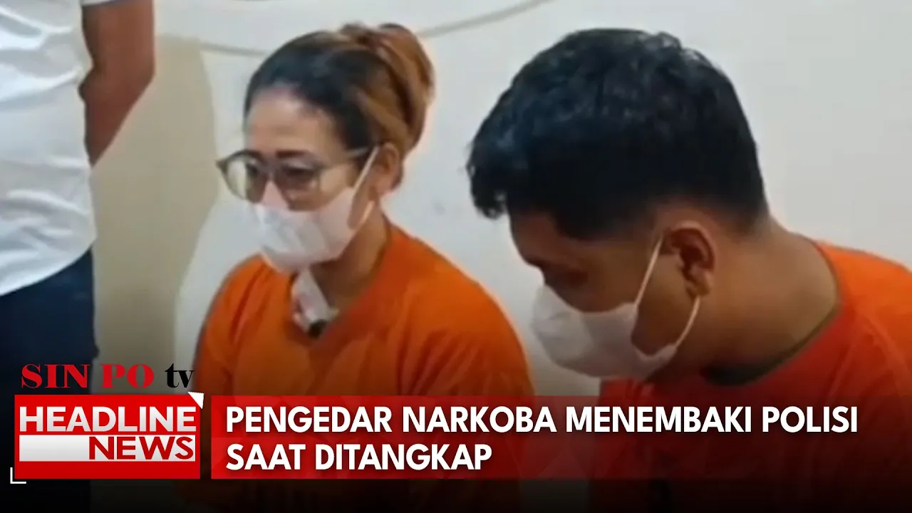 Pengedar Narkoba Menembaki Polisi Saat Ditangkap