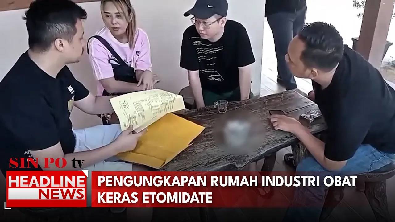 Pengungkapan Rumah Industri Obat Keras Etomidate