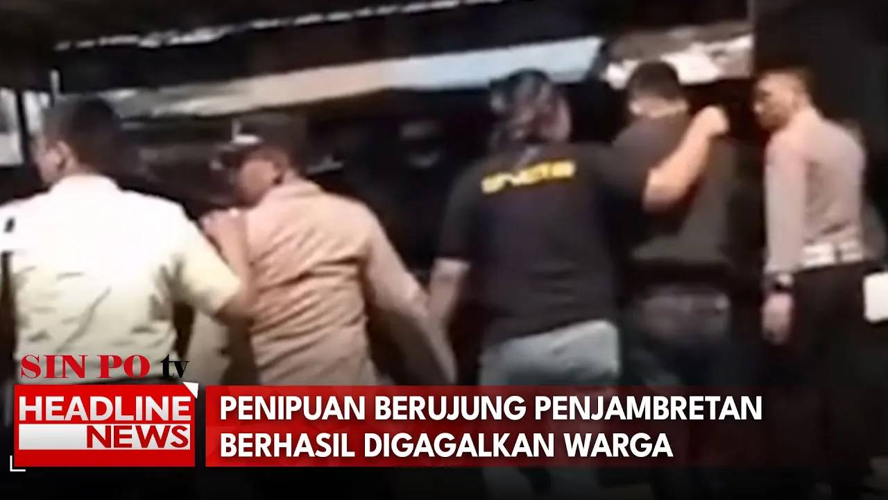 Penipuan Berujung Penjambretan Berhasil Digagalkan Warga