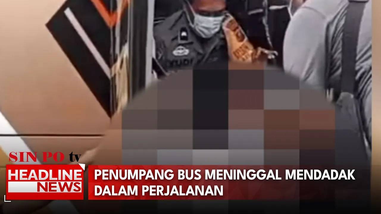 Penumpang Bus Meninggal Mendadak dalam Perjalanan