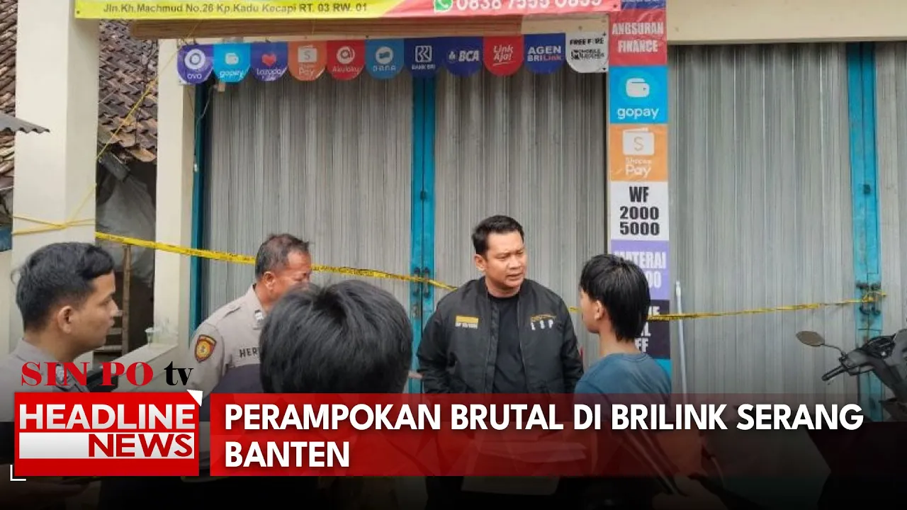 Perampokan Brutal di BRILink Serang