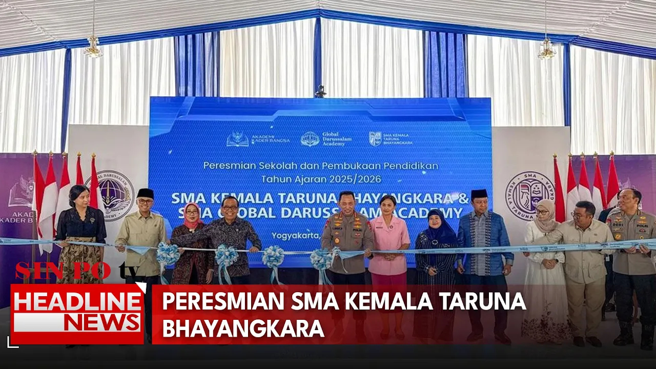 Peresmian SMA Kemala Taruna Bhayangkara