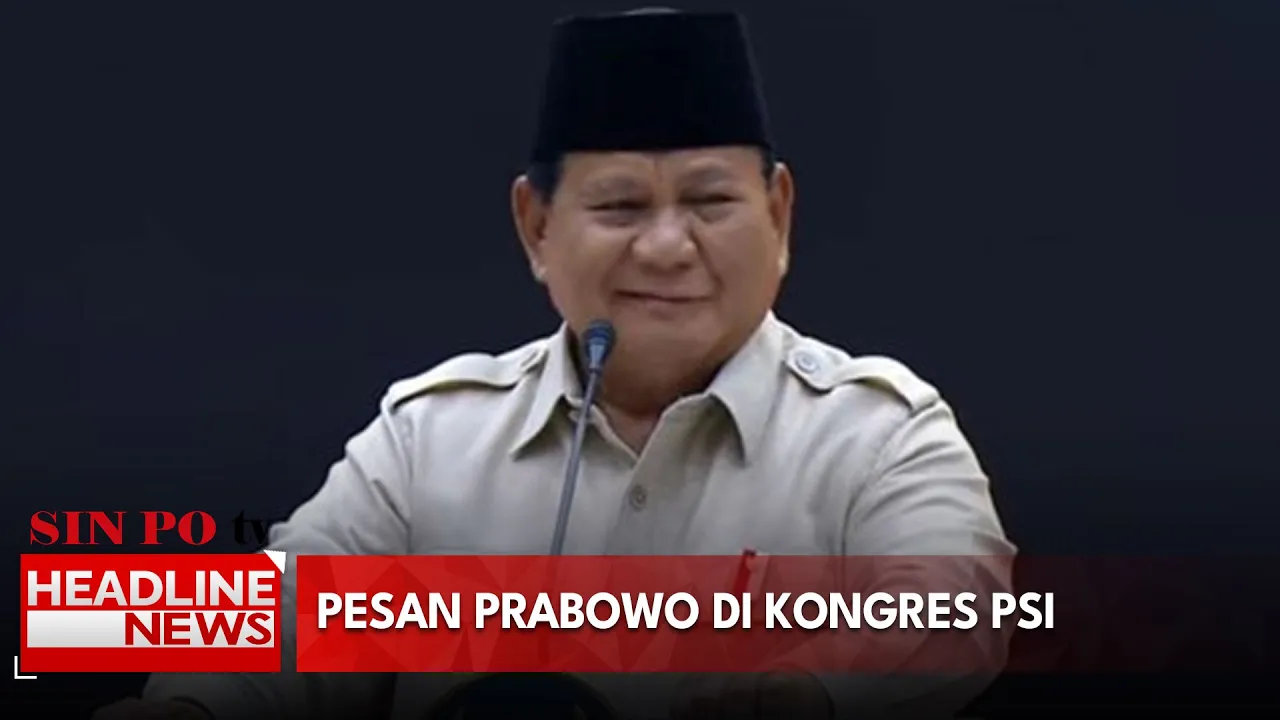 Pesan Prabowo di Kongres PSI