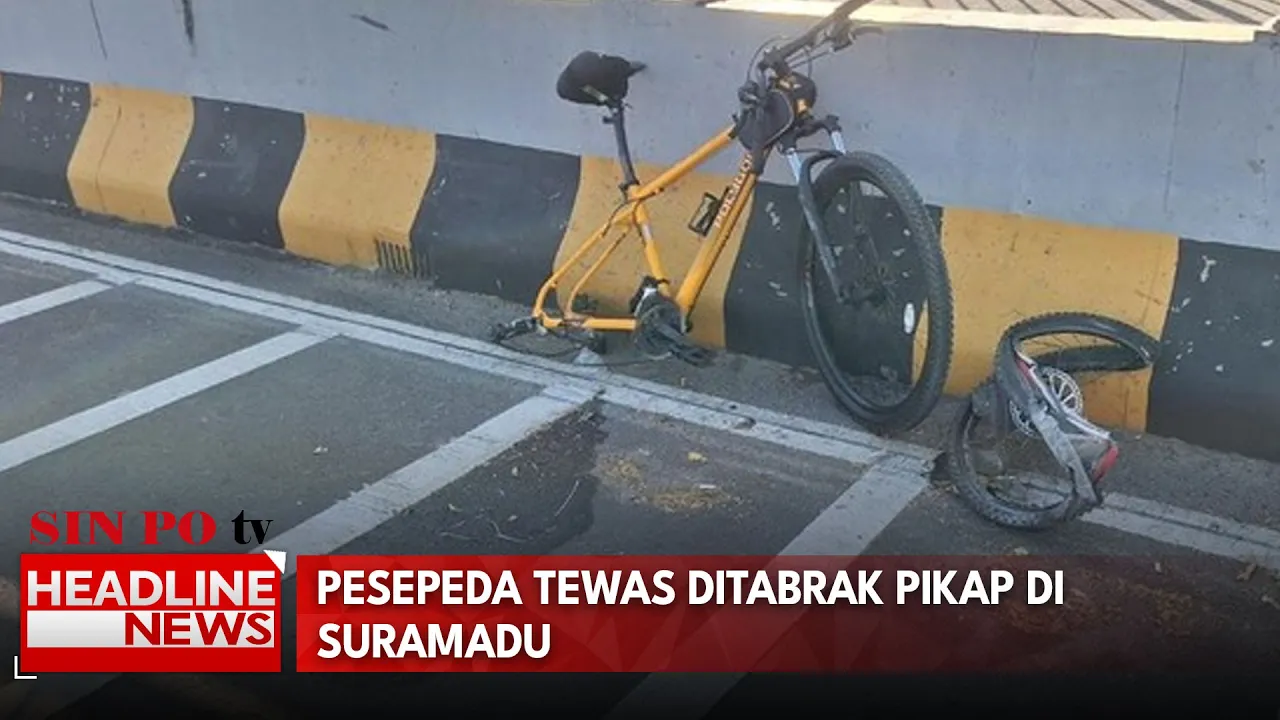 Pesepeda Tewas Ditabrak Pikap Di Suramadu