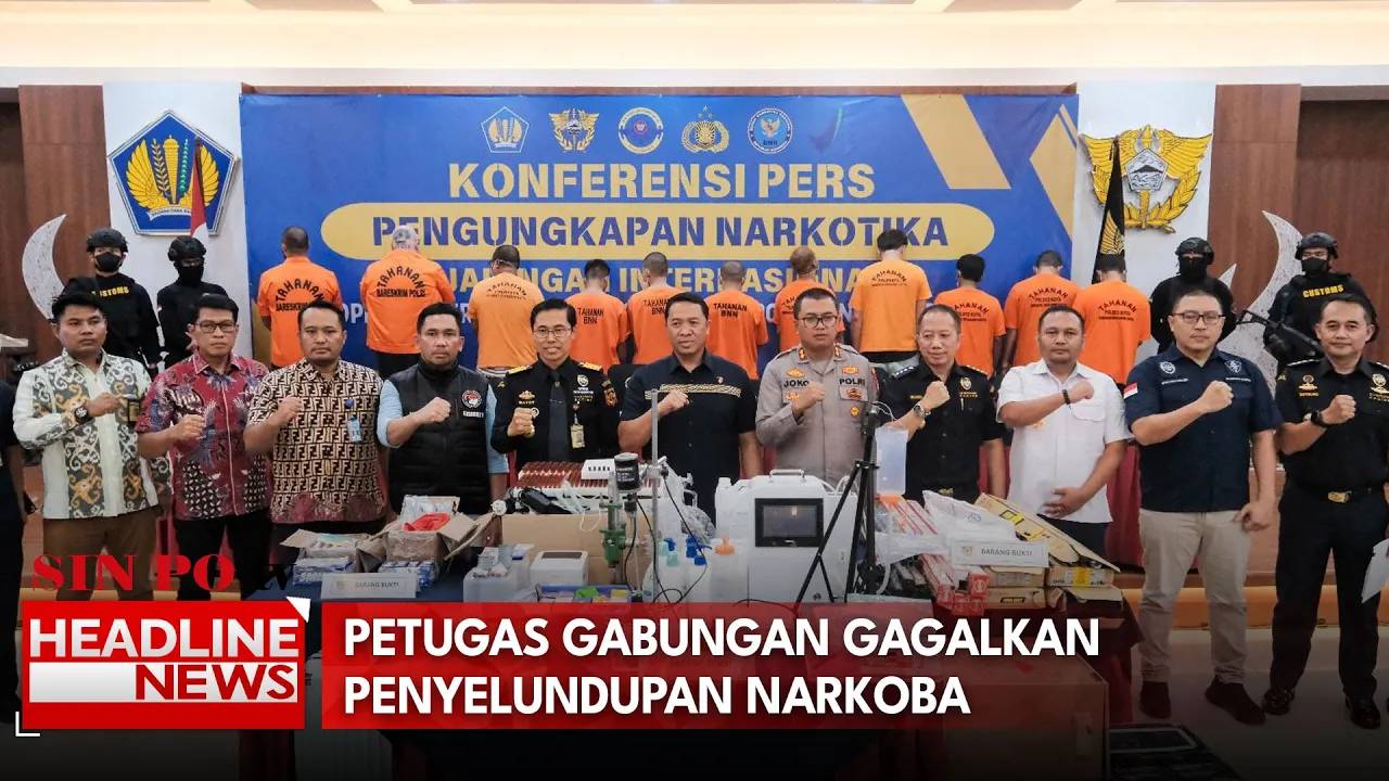 Petugas Gabungan Gagalkan Penyelundupan Narkoba Jaringan Internasional