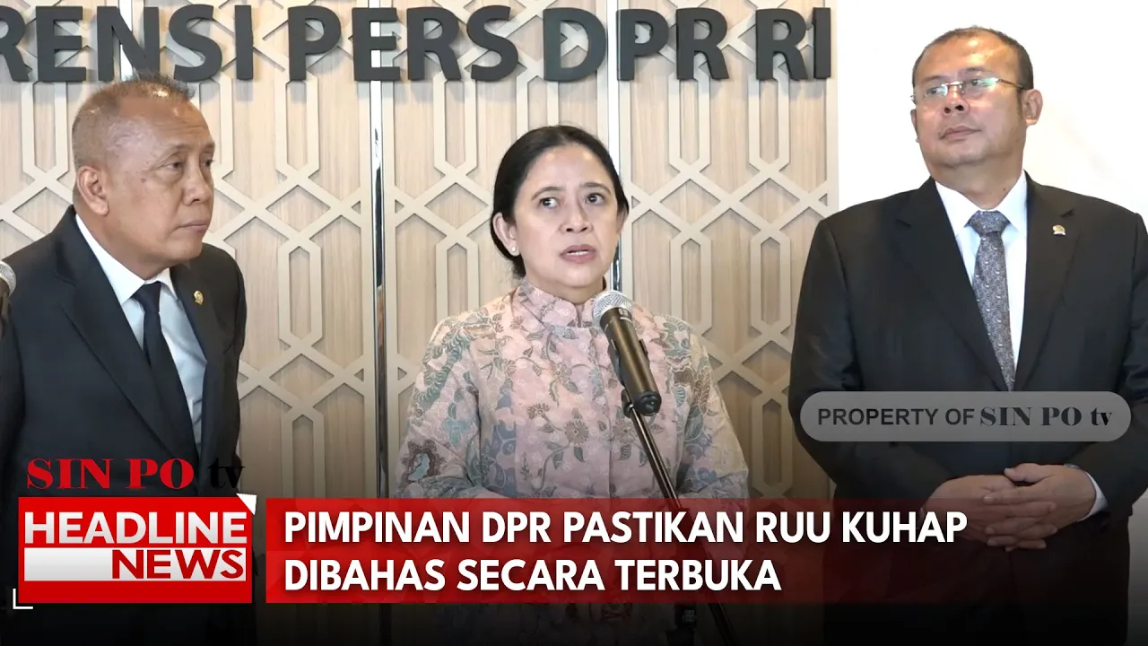 Pimpinan DPR Pastikan RUU KUHAP Dibahas Secara Terbuka