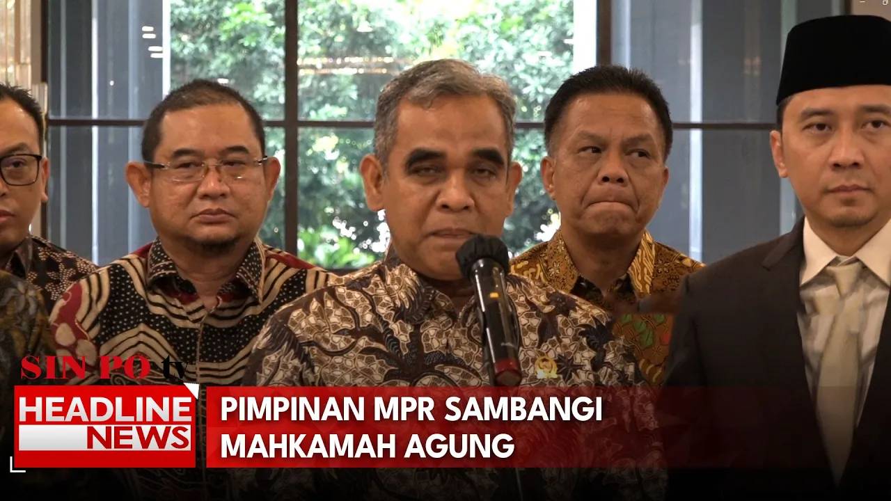 Pimpinan MPR Sambangi Mahkamah Agung