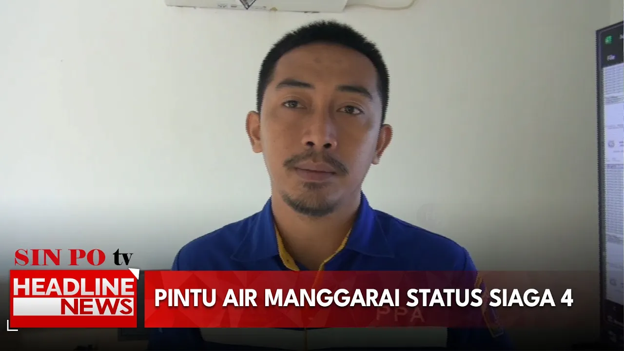 Pintu Air Manggarai Status Siaga 4