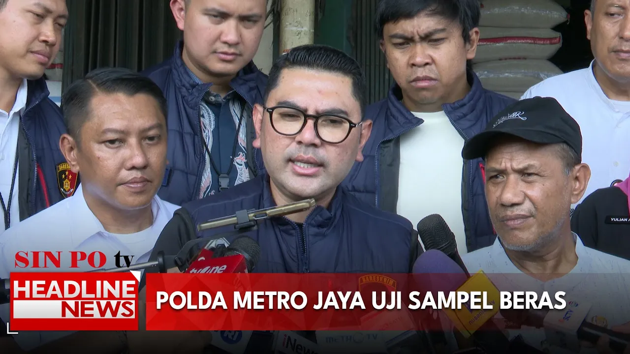 Polda Metro Jaya Uji Sampel Beras