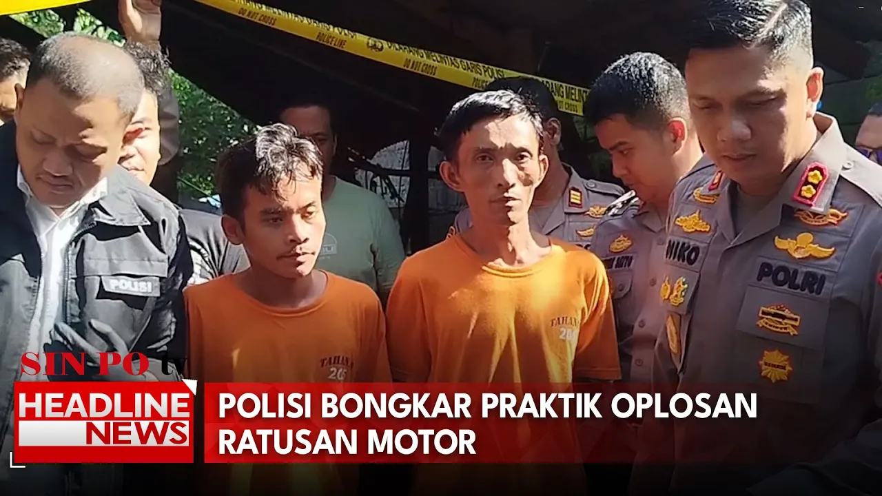 Polisi Bongkar Praktik Oplosan Ratusan Motor