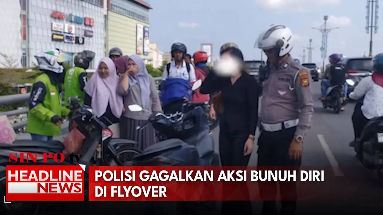 Polisi Gagalkan Aksi Bunuh Diri Di Flyover
