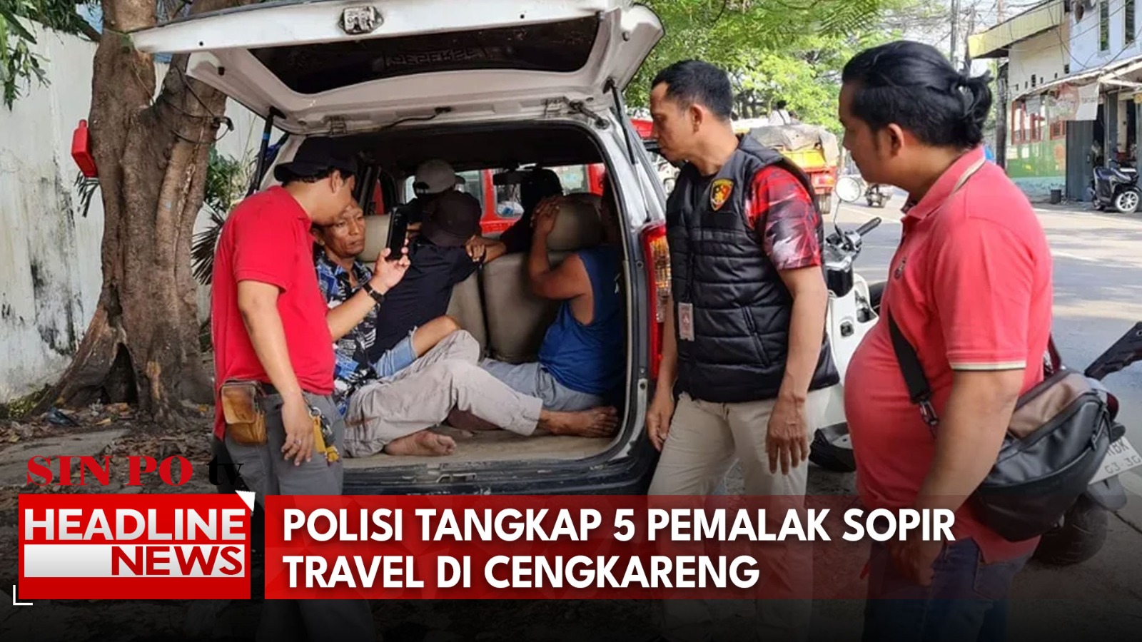 Polisi Tangkap 5 Pemalak Sopir Travel di Cengkareng