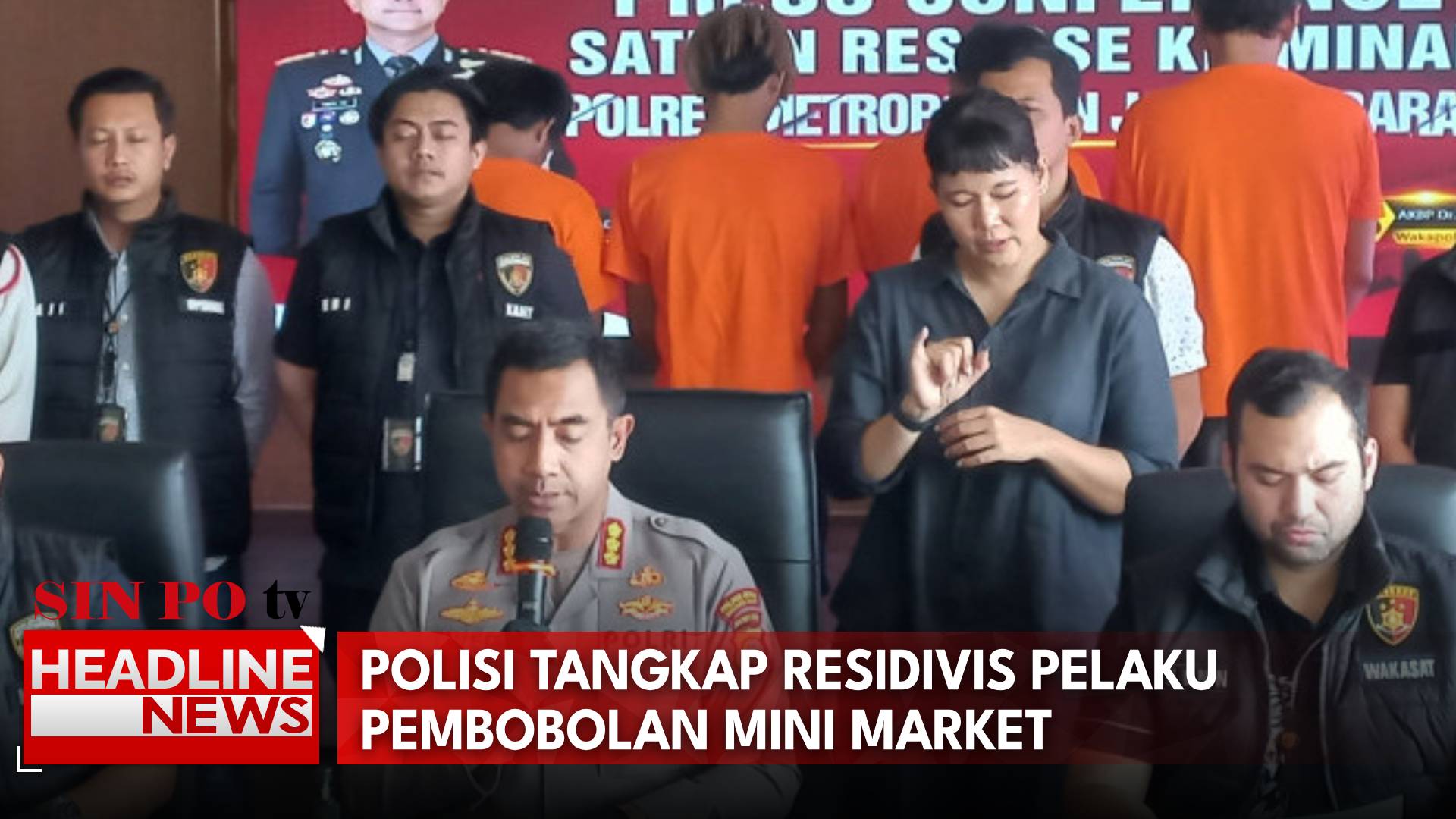 Polisi Tangkap Residivis Pelaku Pembobolan Mini Market