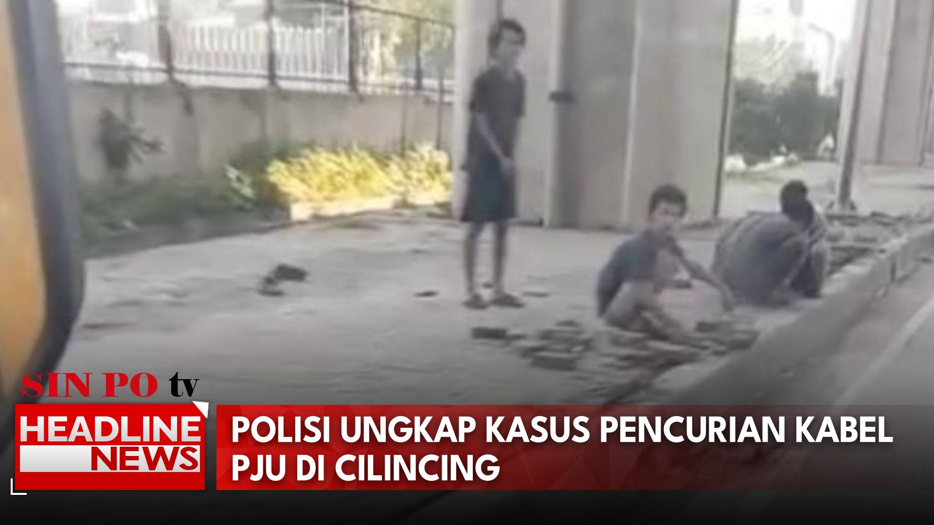 Polisi Ungkap Kasus Pencurian Kabel PJU di Cilincing