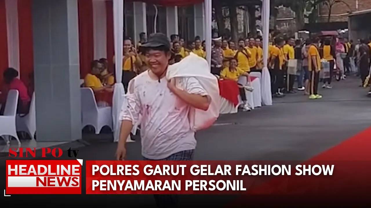 Polres Garut Gelar Fashion Show Penyamaran Personil