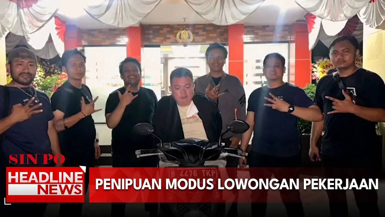 Polres Metro Jaksel Tangkap Penipuan Dengan Modus Lowongan Pekerjaan Dan Membaw Kabur Motor Korban