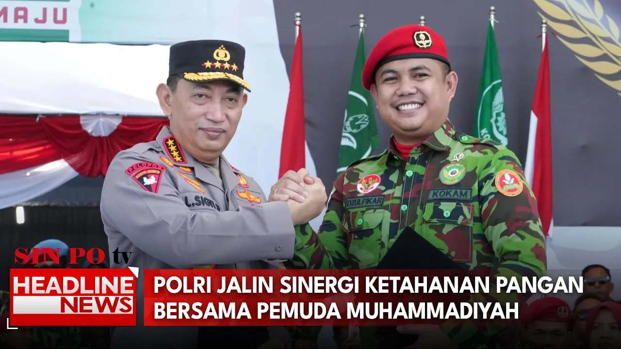 Polri Jalin Sinergi Ketahanan Pangan Bersama Pemuda Muhammadiyah
