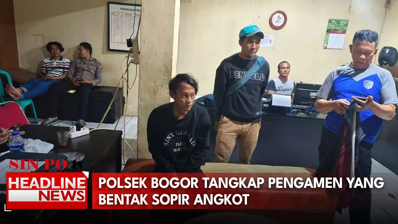 Polsek Bogor Tangkap Pengamen yang Bentak Sopir Angkot
