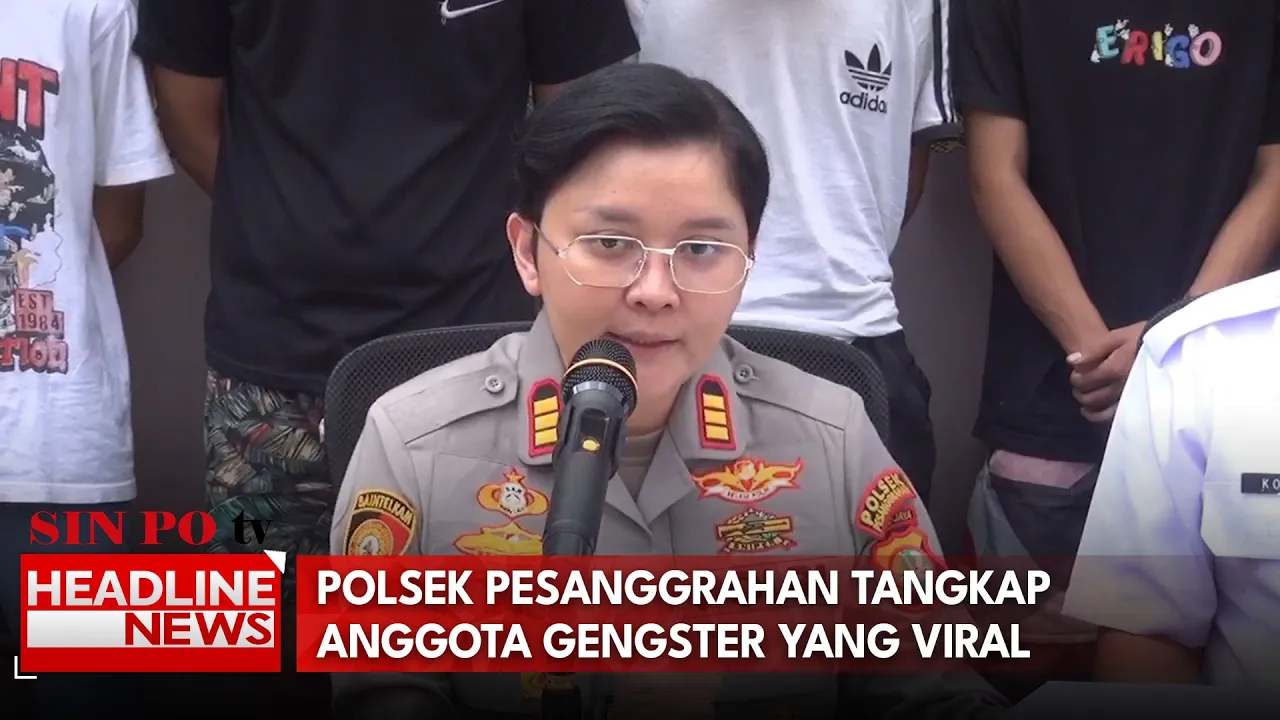 Polsek Pesanggrahan Tangkap Gengster Yang Viral Di Medsos Menyererang Pemukiman Warga