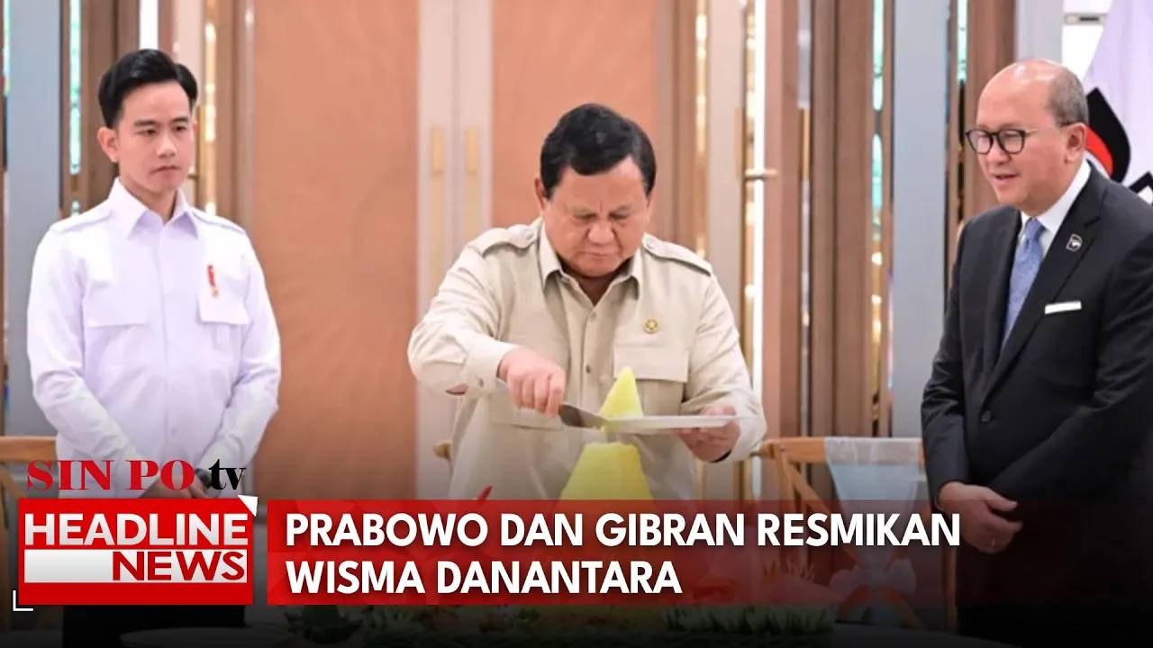 Prabowo dan Gibran Resmikan Wisma Danantara