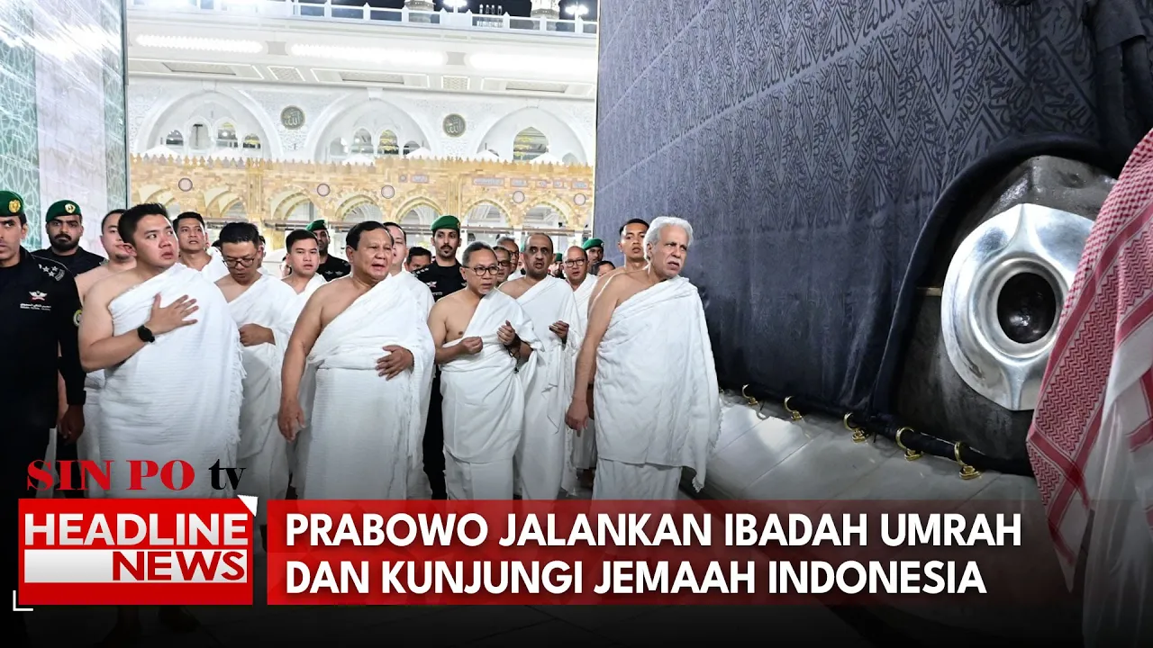 Prabowo Jalankan Ibadah Umrah dan Kunjungi Jemaah Indonesia