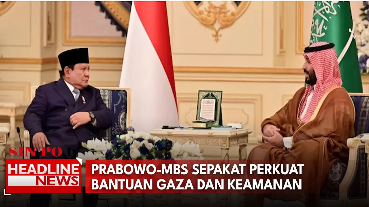 Prabowo-MBS Sepakat Perkuat Bantuan Gaza Dan Keamanan Global