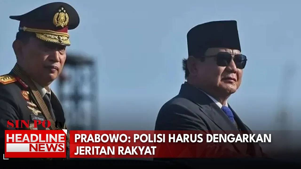 Prabowo: Polisi Harus Dengarkan Jeritan Rakyat