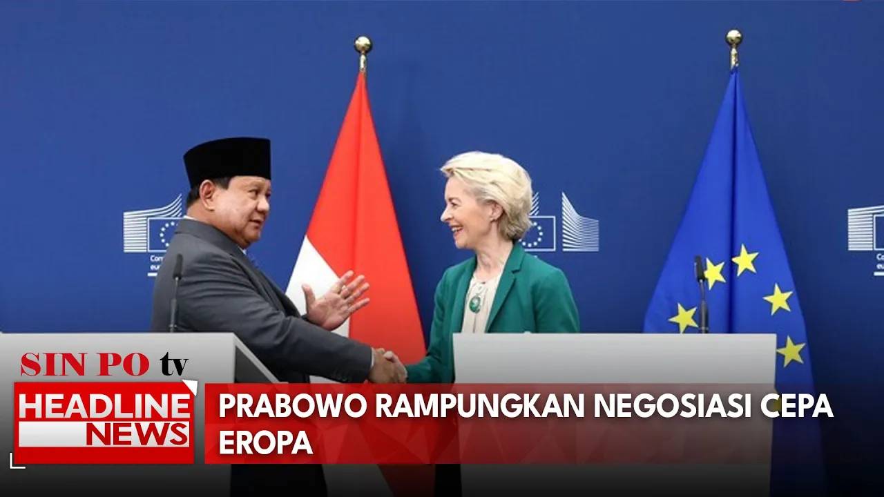 Prabowo Rampungkan Negosiasi CEPA Eropa