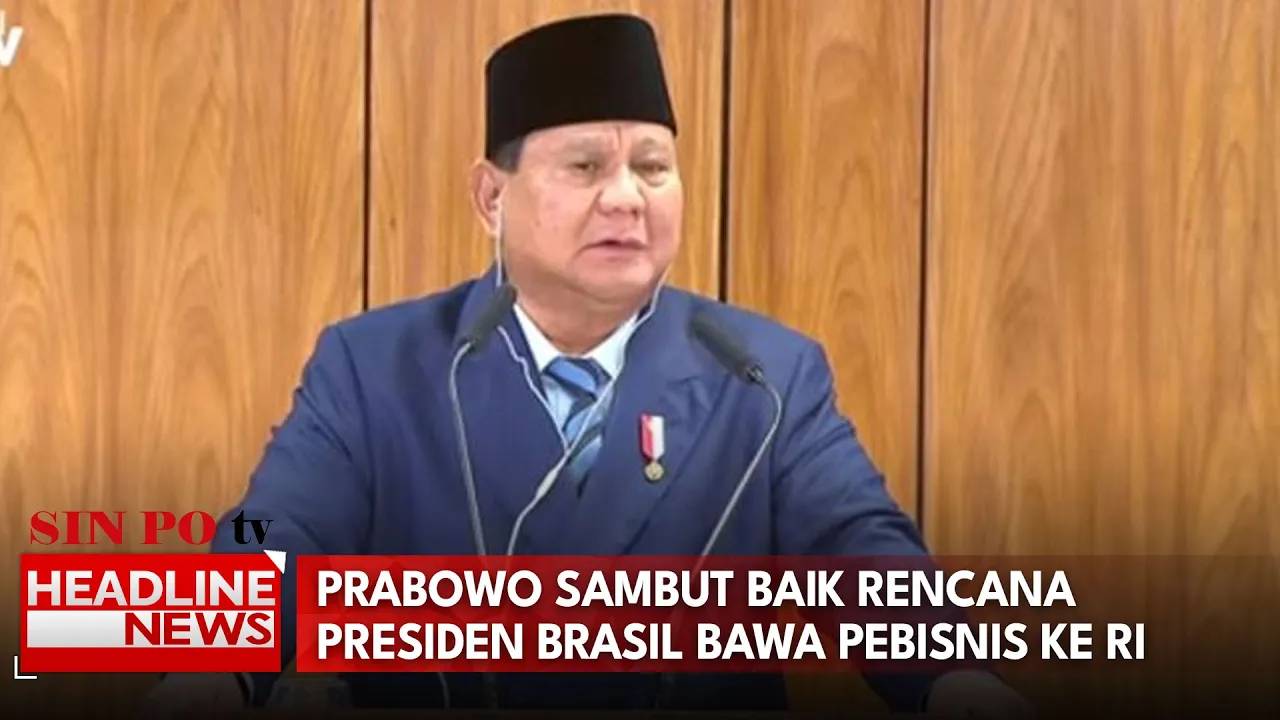 Prabowo Sambut Baik Rencana Presiden Brasil Bawa Pebisnis Ke RI