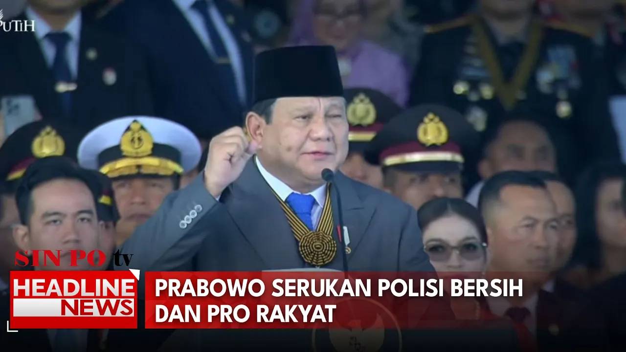 Prabowo Serukan Polisi Bersih dan Pro Rakyat