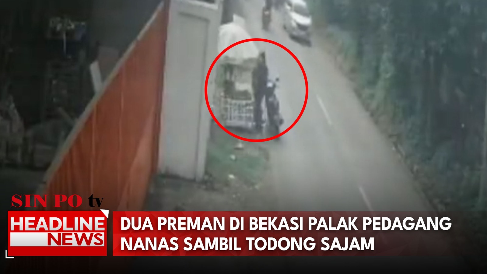 Preman Todong Sajam ke Pedagang