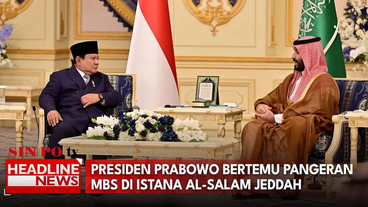 Presiden Prabowo Bertemu Pangeran MBS di Istana Al-Salam Jeddah