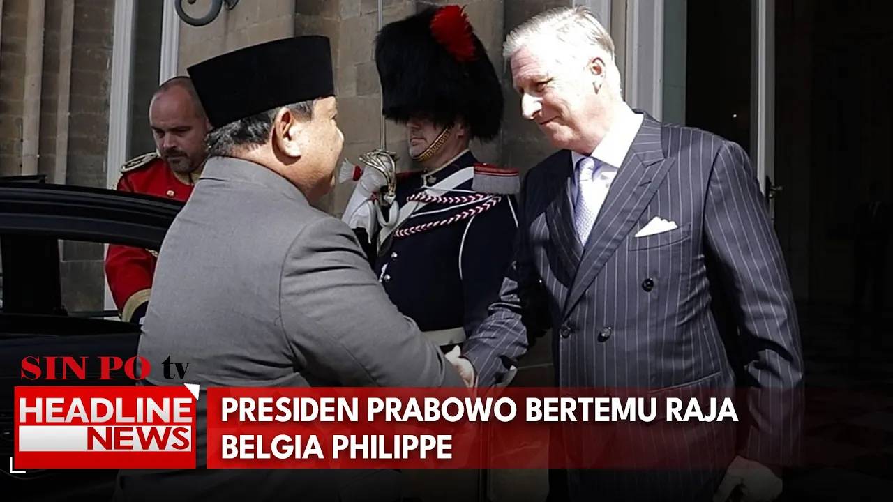 Presiden Prabowo Bertemu Raja Belgia Philippe