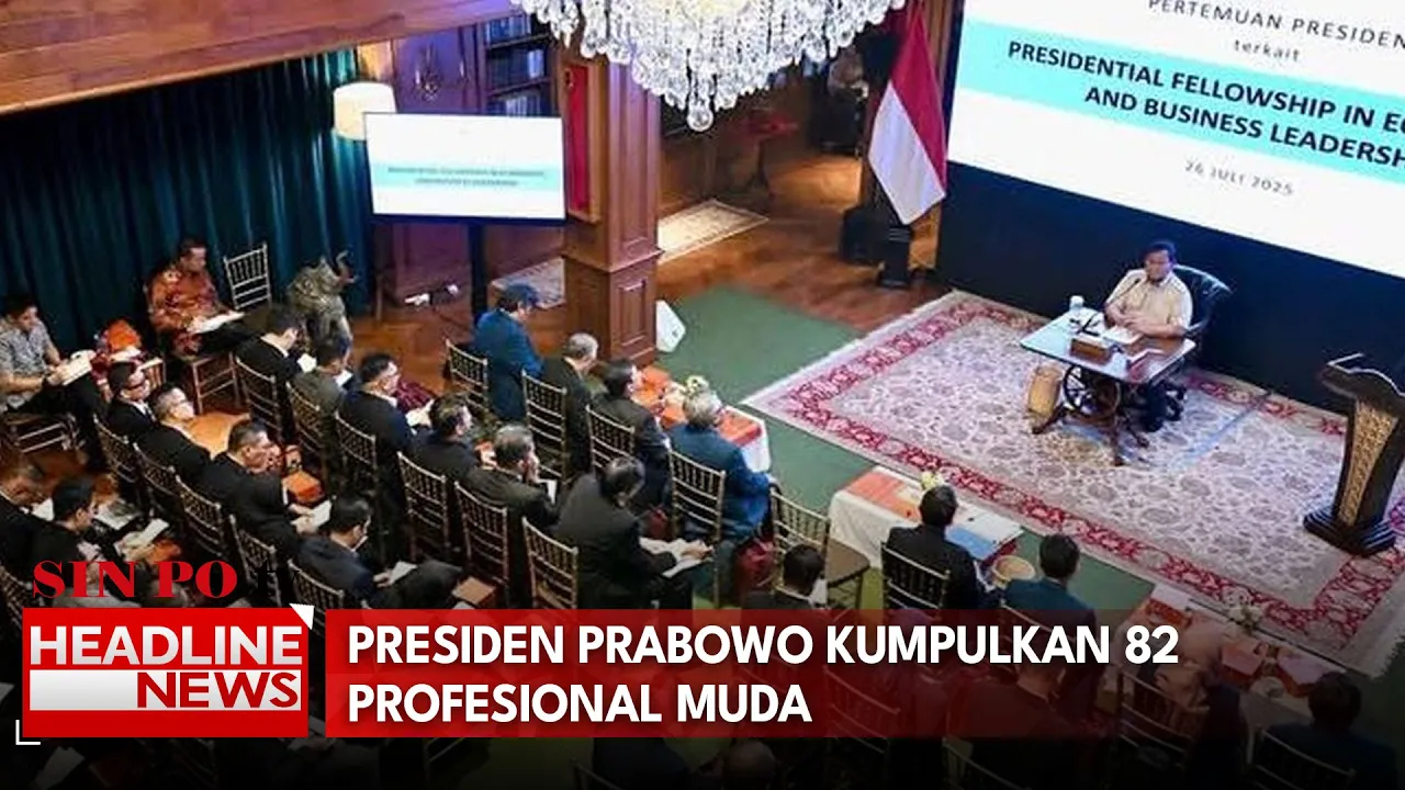 Presiden Prabowo Kumpulkan 82 Profesional Muda
