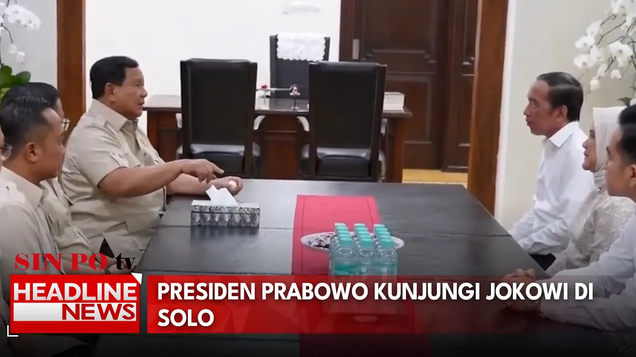 Presiden Prabowo Kunjungi Jokowi di Solo