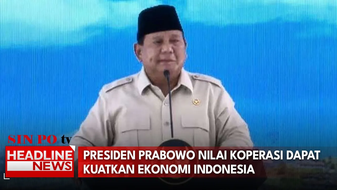 Presiden Prabowo Sebut Koperasi Kuatkan Ekonomi Indonesia