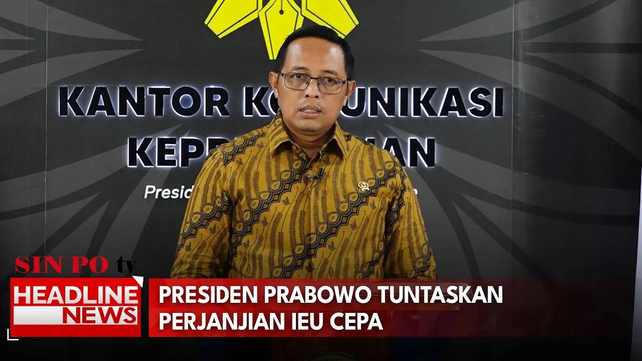 Presiden Prabowo Tuntaskan Perjanjian IUE-CEPA
