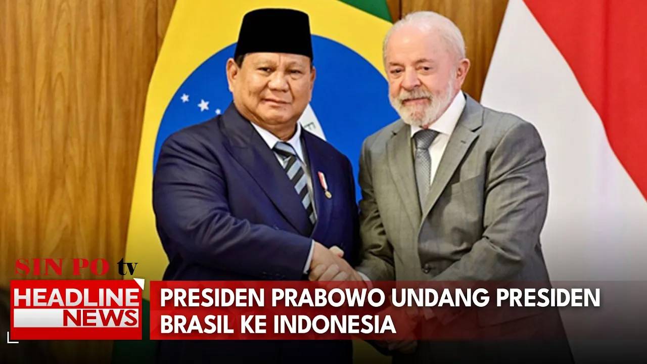Presiden Prabowo Undang Presiden Brasil Ke Indonesia