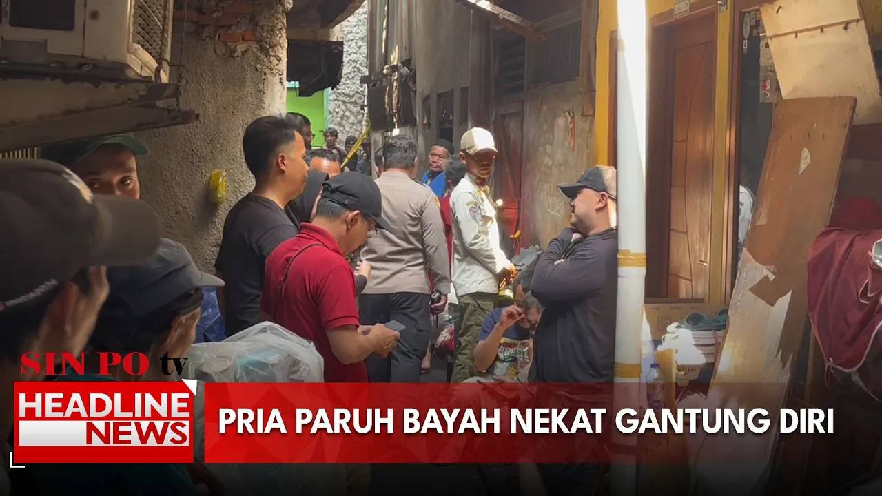 Pria Paruh Bayah Nekat Gantung Diri
