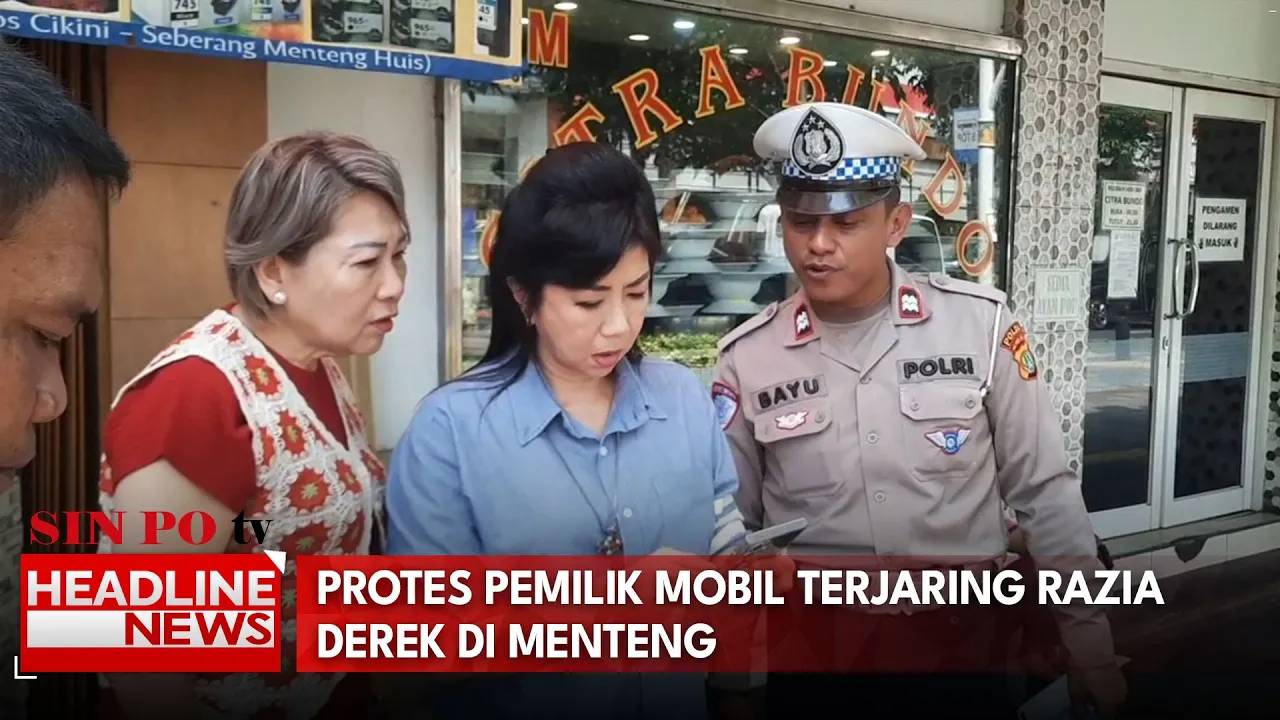 Protes Pemilik Mobil Terjaring Razia Derek Di Menteng