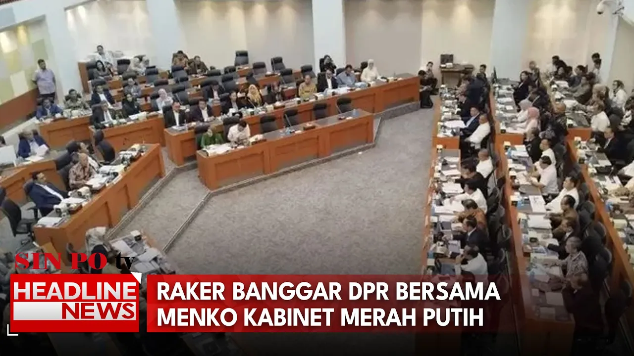 Raker Banggar DPR Bersama Menko Kabinet Merah Putih